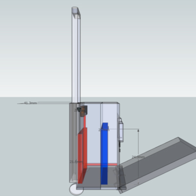 Product Drawing in Google Sketch | Side